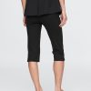 Capris de punto doble y tiro alto Capris de punto doble y tiro alto