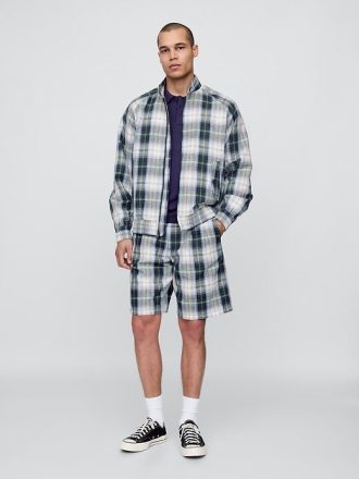 Cazadora bomber de lino y algodón de Gap × Malbon