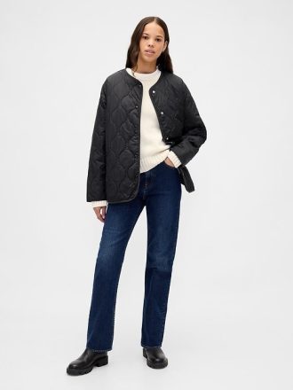 Chaqueta acolchada extragrande ligera y reciclada