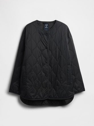 Chaqueta acolchada extragrande ligera y reciclada