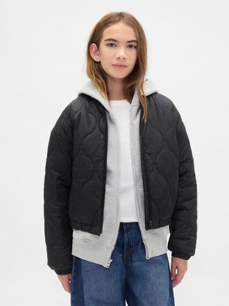 Chaqueta acolchada ligera y reciclada para niños