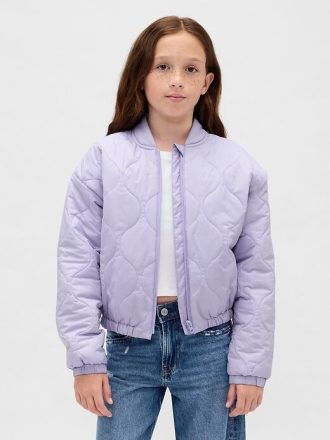 Chaqueta acolchada ligera y reciclada para niños
