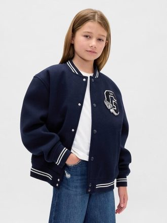 chaqueta bomber con logotipo universitario para nios 2 330x440 - Chaqueta bomber con logotipo universitario para ni&ntilde;os