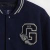 Chaqueta bomber con logotipo universitario para niños Chaqueta bomber con logotipo universitario para niños