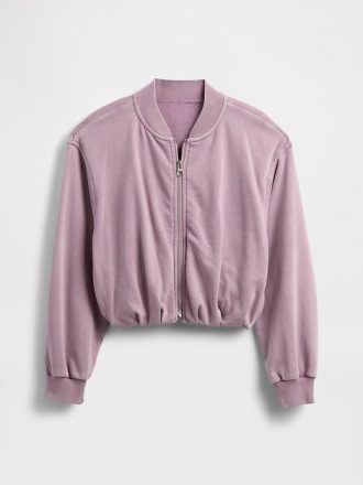 Chaqueta bomber de burbujas suave vintage para niños