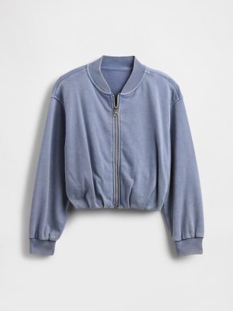 Chaqueta bomber de burbujas suave vintage para niños
