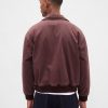 Chaqueta bomber de sarga lavada Chaqueta bomber de sarga lavada