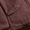 Chaqueta bomber de sarga lavada Chaqueta bomber de sarga lavada