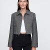 Chaqueta corta de espiga Chaqueta corta de espiga