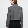 Chaqueta corta de espiga Chaqueta corta de espiga