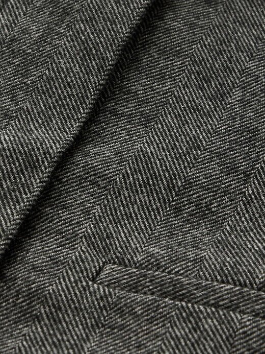 Chaqueta corta de espiga Chaqueta corta de espiga