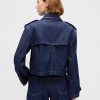 Chaqueta corta tipo gabardina vaquera ultrasuave Chaqueta corta tipo gabardina vaquera ultrasuave