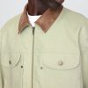 Chaqueta de camionero de lino y algodón para adultos Chaqueta de camionero de lino y algodón para adultos
