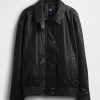Chaqueta de cuero vegano de gran tamaño Chaqueta de cuero vegano de gran tamaño