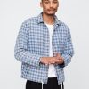 Chaqueta de entrenador con cuadros vaqueros