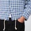 Chaqueta de entrenador con cuadros vaqueros