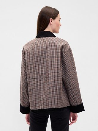 Chaqueta de granero a cuadros Chaqueta de granero a cuadros