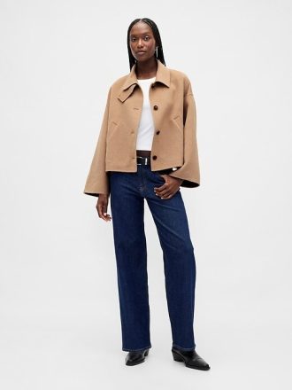 Chaqueta de mezcla de lana