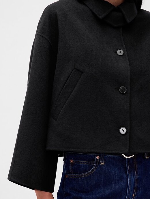 Chaqueta de mezcla de lana Chaqueta de mezcla de lana