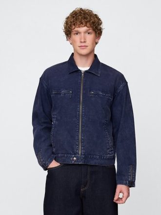 Chaqueta de motociclista de lona