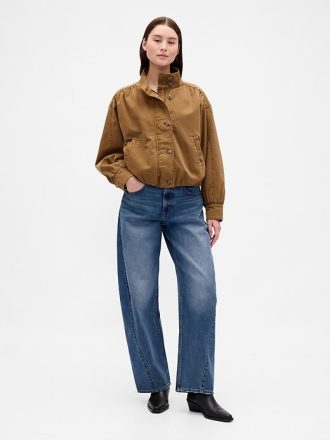 Chaqueta de sarga con burbujas