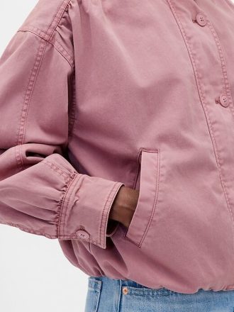 Chaqueta de sarga con burbujas