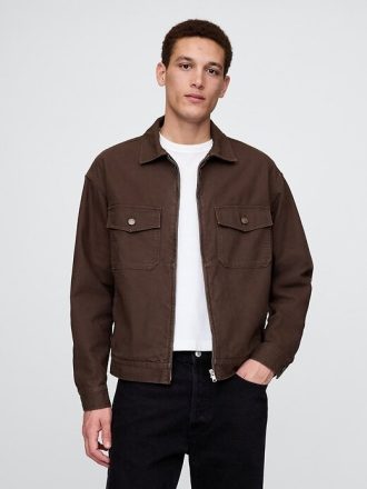 Chaqueta utilitaria de lona