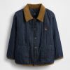 Chaqueta vaquera acolchada para bebés y niños pequeños Chaqueta vaquera acolchada para bebés y niños pequeños