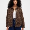Chaqueta vaquera de leopardo ultrasuave Chaqueta vaquera de leopardo ultrasuave