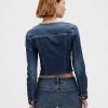 Chaqueta vaquera de motociclista
