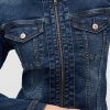Chaqueta vaquera de motociclista