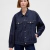 Chaqueta vaquera icónica de mangas globo extragrandes UltraSoft