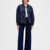 Chaqueta vaquera icónica de mangas globo extragrandes UltraSoft