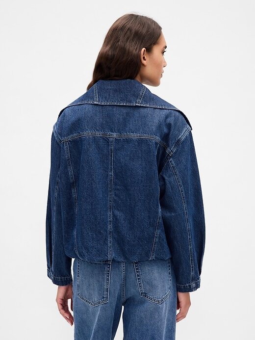 Chaqueta vaquera oversize tipo burbuja Chaqueta vaquera oversize tipo burbuja