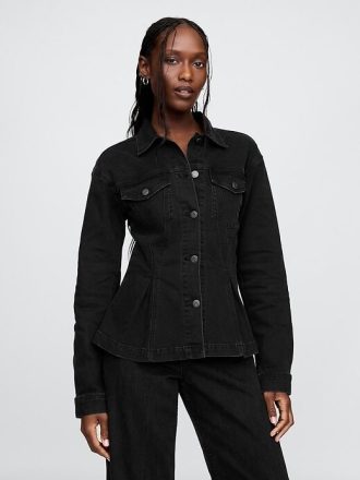 Chaqueta vaquera peplum