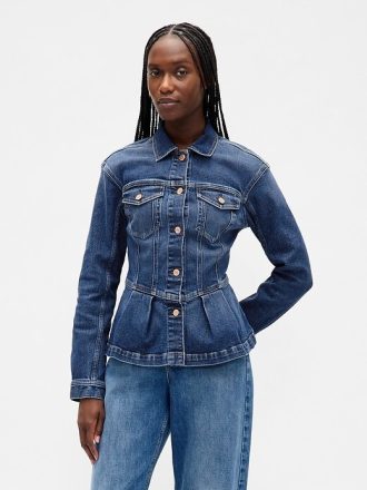 Chaqueta vaquera peplum