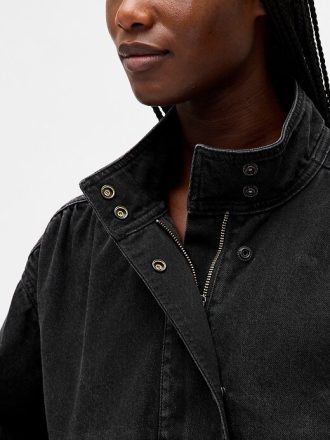 Chaqueta vaquera tipo burbuja