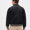 Chaqueta vaquera universitaria de gran tamaño Chaqueta vaquera universitaria de gran tamaño