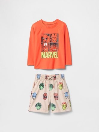 Conjunto de baño Rash Guard para bebés y niños pequeños