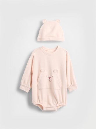 Conjunto de burbujas de oso de hilado suave para bebé