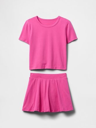 Conjunto de falda pantalón para niños