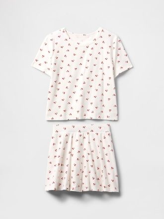 Conjunto de falda pantalón para niños