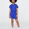 Conjunto de gasa arrugada para niños Conjunto de gasa arrugada para niños