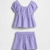 Conjunto de gasa arrugada para niños Conjunto de gasa arrugada para niños