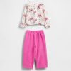 Conjunto de gasa de algodón y pana para bebé y niño pequeño Conjunto de gasa de algodón y pana para bebé y niño pequeño