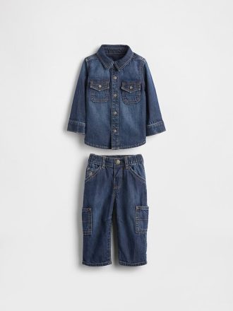 Conjunto de mezclilla para bebé