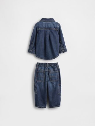 Conjunto de mezclilla para bebé