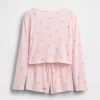 Conjunto de pijama corto de punto reciclado para niños