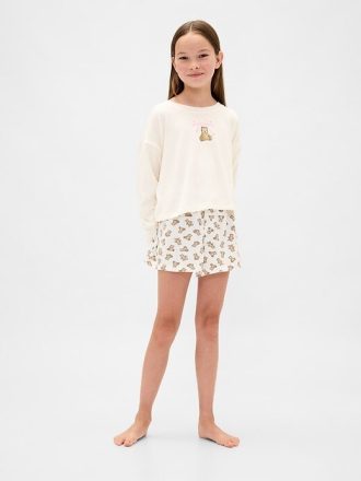 Conjunto de pijama corto reciclado para niños