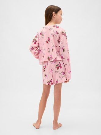 Conjunto de pijama corto reciclado para niños